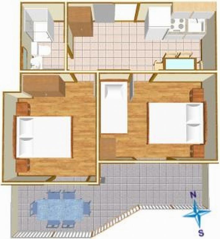 Apartments Toni Two Igrane Kültér fotó