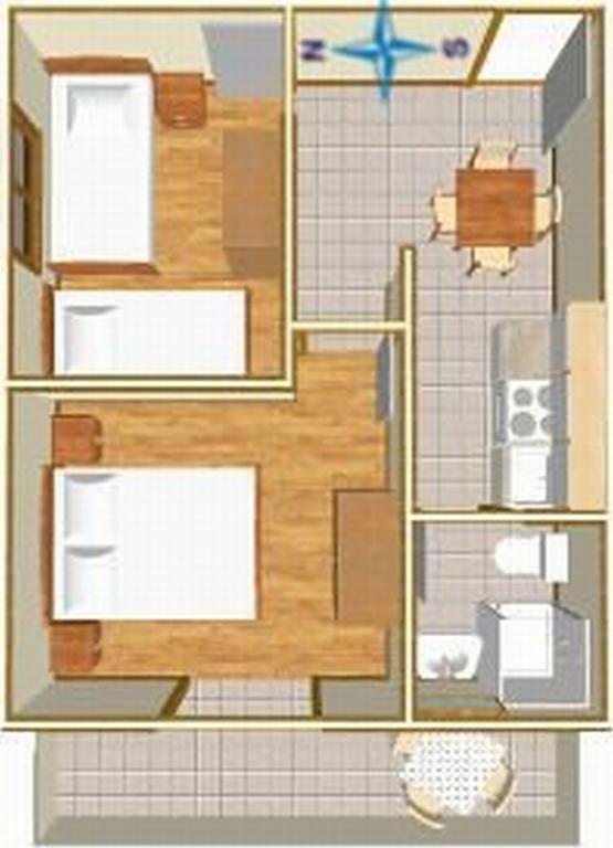 Apartments Toni Two Igrane Kültér fotó